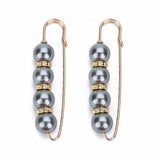 Colorful 4 Pearls Brooch Pins For Women