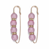 Colorful 4 Pearls Brooch Pins For Women