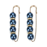 Colorful 4 Pearls Brooch Pins For Women