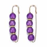 Colorful 4 Pearls Brooch Pins For Women