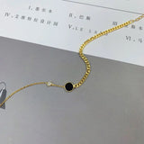 925 Silver Zircon Adjustable Anklets Women's Summer Jewelry 18K