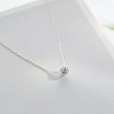 925 Silver Necklace Beads Pendant Choker for Women