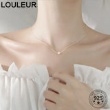 925 Silver Necklace Beads Pendant Choker for Women