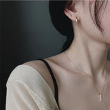 925 Silver Zircon Necklace Romantic Pendant Necklace For Women