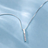925 Silver Zircon Necklace Romantic Pendant Necklace For Women