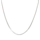 925 Silver Snake Bone Chain Necklace Women
