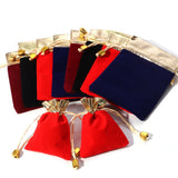 Louleur Velvet Drawstring Pouches Jewelry Gift Bags
