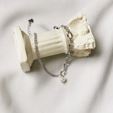 925 Silver Bracelet Shell Pearl Adjustable Fine Jewelry