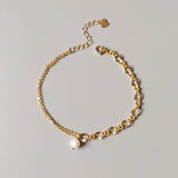 925 Silver Bracelet Shell Pearl Adjustable Fine Jewelry