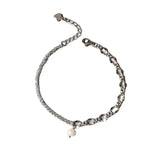 925 Silver Bracelet Shell Pearl Adjustable Fine Jewelry