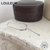 925 Silver Snake Bone Chain Anklet for Women