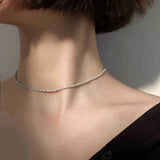 925 Sterling Silver Gypsophila Necklace for Women
