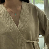925 Silver Abalone Shell Necklace Small Pendant Necklace for Women