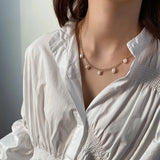 Louleur 925 Sterling Silver Necklace with Alien Baroque Pearl for Women