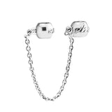 Love Always Safety Chain Beads for Silver 925 Charms Bracelets DIY