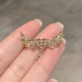 Love Angel Wings Brooch Zircon Buckle