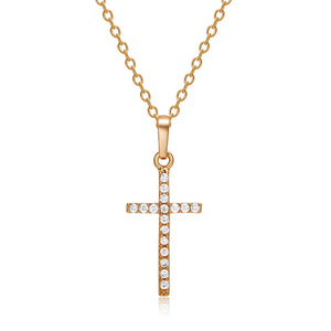 Love & Annie Cross Pendant Necklaces Silver Jesus Cross Chain Necklace