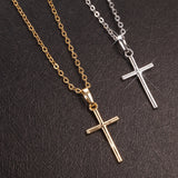 Love & Annie Cross Pendant Necklaces Silver Jesus Cross Chain Necklace
