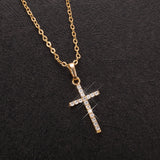 Love & Annie Cross Pendant Necklaces Silver Jesus Cross Chain Necklace