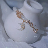 Fairy & Devil Crescent Bracelet - Oriental Green Cang Moon Zun Orchid