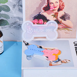 Love Bone Epoxy Resin Mold Jewelry Tools DIY Handcraft Mould