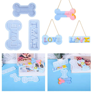 Love Bone Epoxy Resin Mold Jewelry Tools DIY Handcraft Mould
