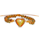 Love Bracelet Hand Woven Natural Stone Charm Evil Eye Charms