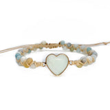 Love Bracelet Hand Woven Natural Stone Charm Evil Eye Charms