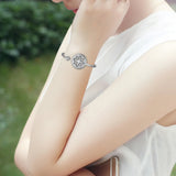 Stainless Steel Love Bracelet Bangle for Women Engrave Wedding Gift