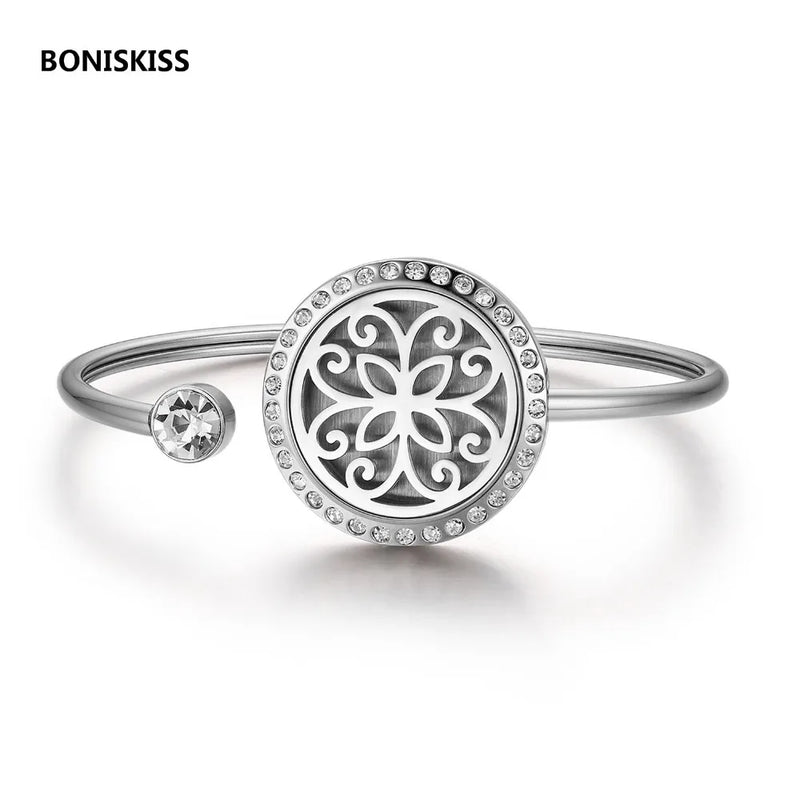 Stainless Steel Love Bracelet Bangle for Women Engrave Wedding Gift
