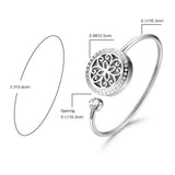 Stainless Steel Love Bracelet Bangle for Women Engrave Wedding Gift