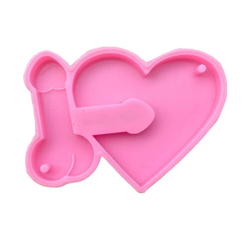 Brother & Sister Silicone DIY Mold for Keychain Pendant Jewelry