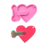 Brother & Sister Silicone DIY Mold for Keychain Pendant Jewelry