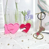 Brother & Sister Silicone DIY Mold for Keychain Pendant Jewelry