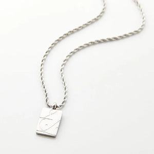 Love Calligraphy Necklace Ayatul Kursi Allah Alhamdulilah Stainless Steel