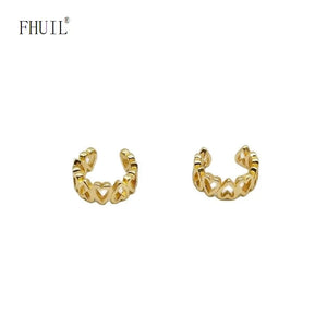 Love Clip Earrings Style Plated Jewelry Earrings For Men Women Boy Girl