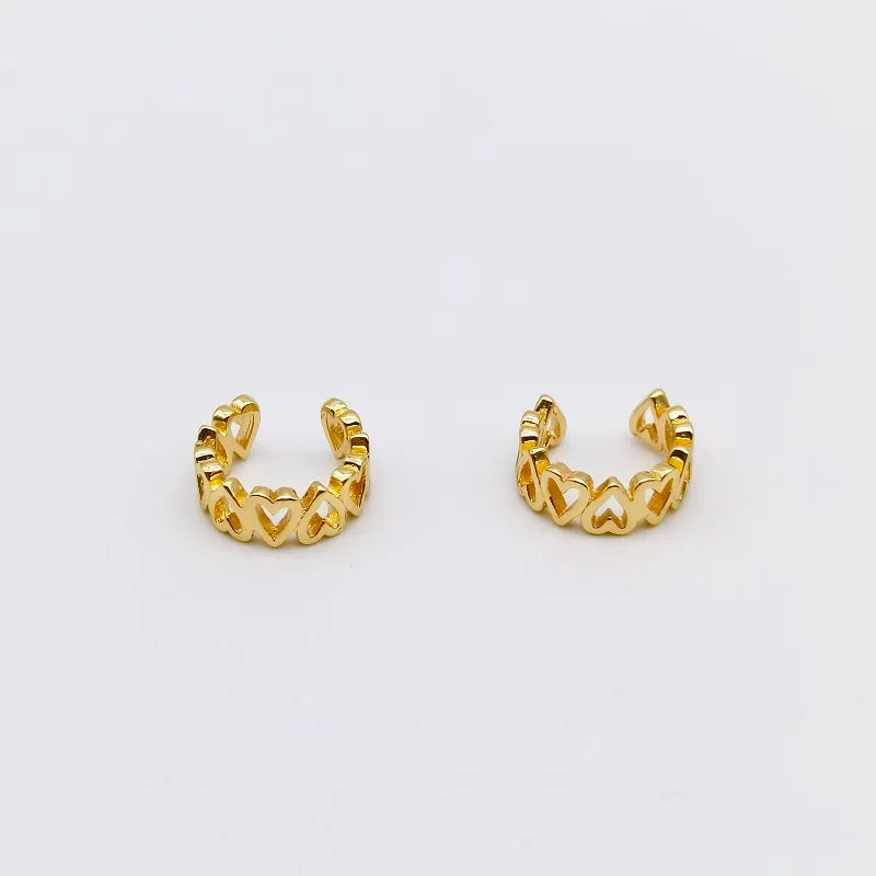 Love Clip Earrings Style Plated Jewelry Earrings For Men Women Boy Girl