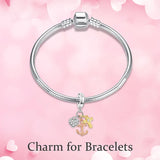 Love Cross Anchor Pendant Charm Bead for Bracelet Necklace
