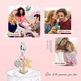 Love Cross Anchor Pendant Charm Bead for Bracelet Necklace