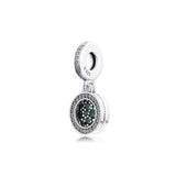 S925 Sterling Silver Love Dangle Charm Family Jewelry Gift