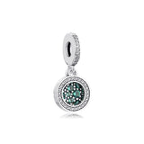 S925 Sterling Silver Love Dangle Charm Family Jewelry Gift