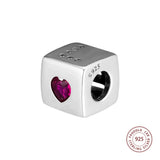 Love Dice Charm 925 Sterling Silver Beads for Women DIY Fits Bracelet