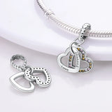 Forever Linked Dangle Charm for MULA Bracelet Silver DIY Jewelry Making