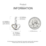 Forever Linked Dangle Charm for MULA Bracelet Silver DIY Jewelry Making
