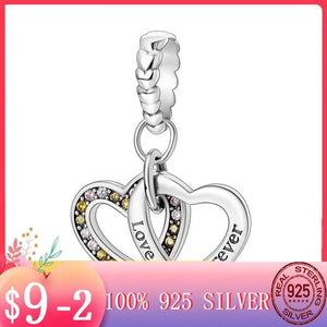 Forever Linked Dangle Charm for MULA Bracelet Silver DIY Jewelry Making