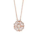 925 Silver Four Leaf Clover Necklace for Women
