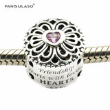 Love & Friendship Charm Halloween 925 Silver Charms Bracelets Jewelry Beads