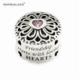 Love & Friendship Charm Halloween 925 Silver Charms Bracelets Jewelry Beads