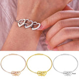 Love Heart Bracelet Women's Charm Bracelets Women's Link Charm Bracelet