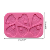 Love Heart Divination Epoxy Resin Mold Silicone Mould DIY Crafts Casting Tools